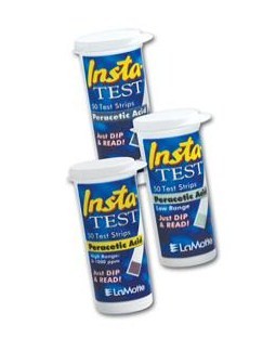 Tiras �cido perac�tico 0-160 ppm LAMOTTE 3000